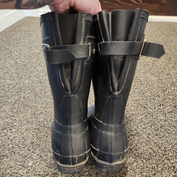 Hunter adjustable back boots black - Picture 3 of 5